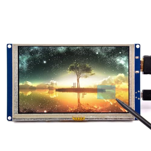 Amazon.co.jp: GeeekPi 5インチHDMIモニターLCD抵抗膜方式タッチ